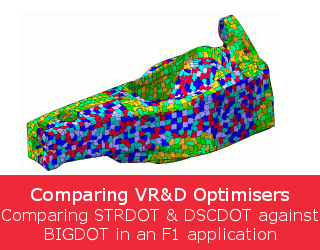 Comparing VR&D optimisers